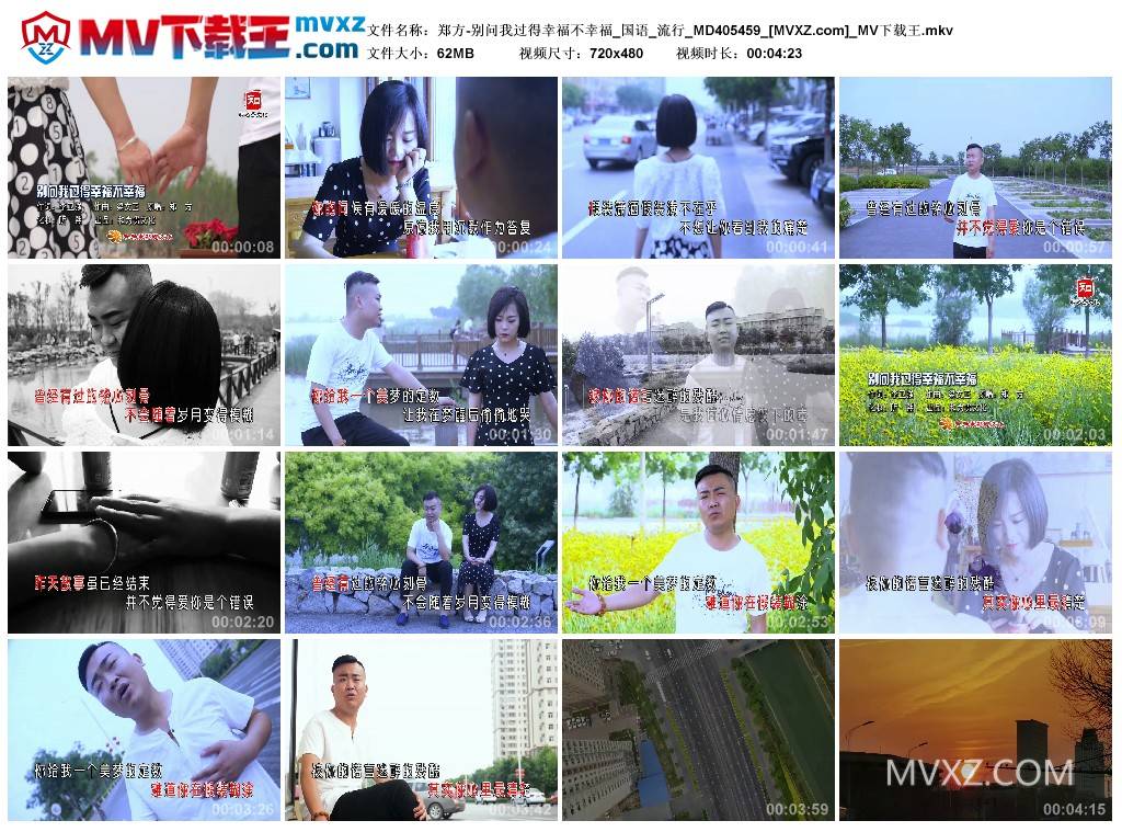 郑方-别问我过得幸福不幸福_国语_流行_MD405459